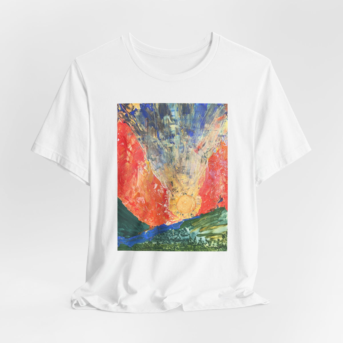 Abstract Sunrise Landscape T-Shirt