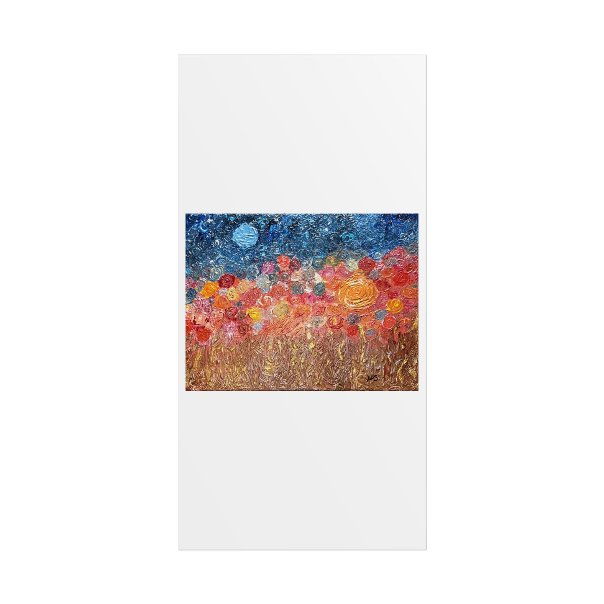 "Ozone-layered." Rolled Posters in print.