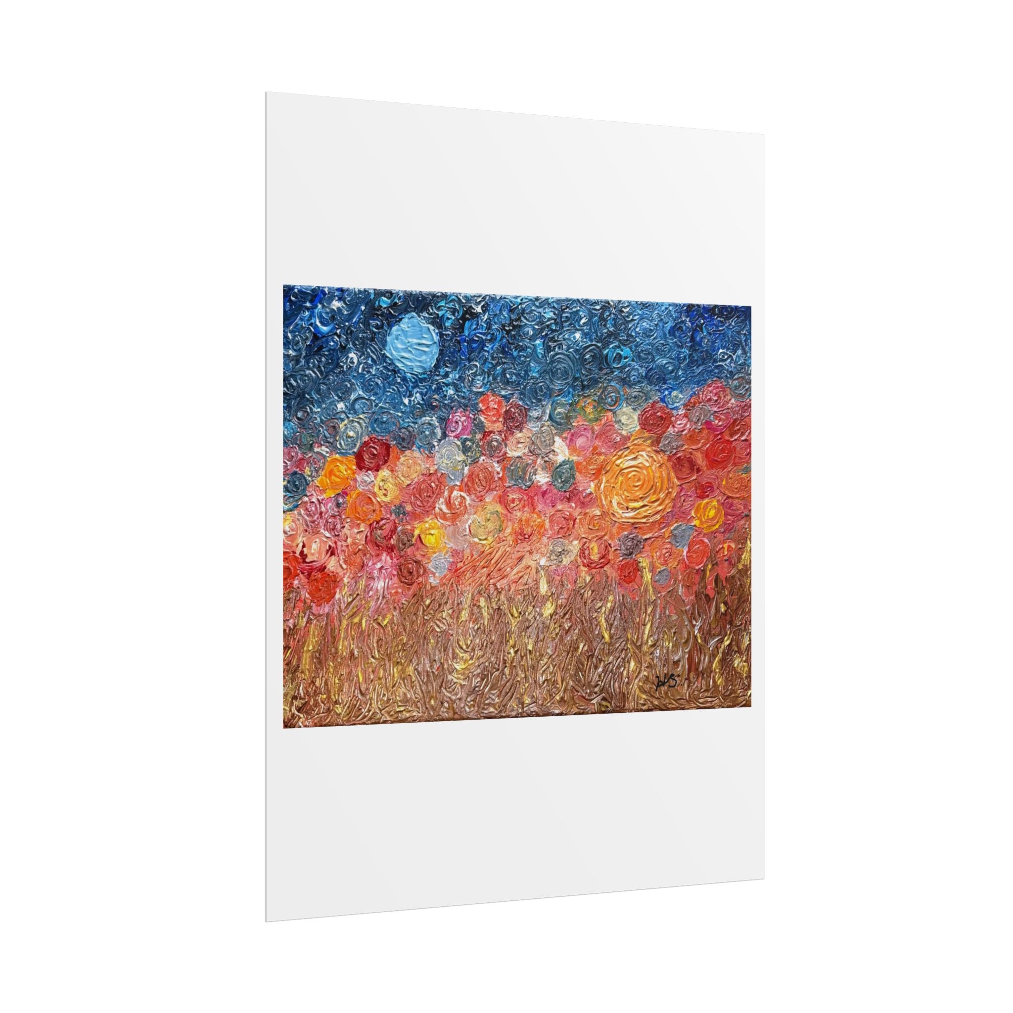 "Ozone-layered." Rolled Posters in print.