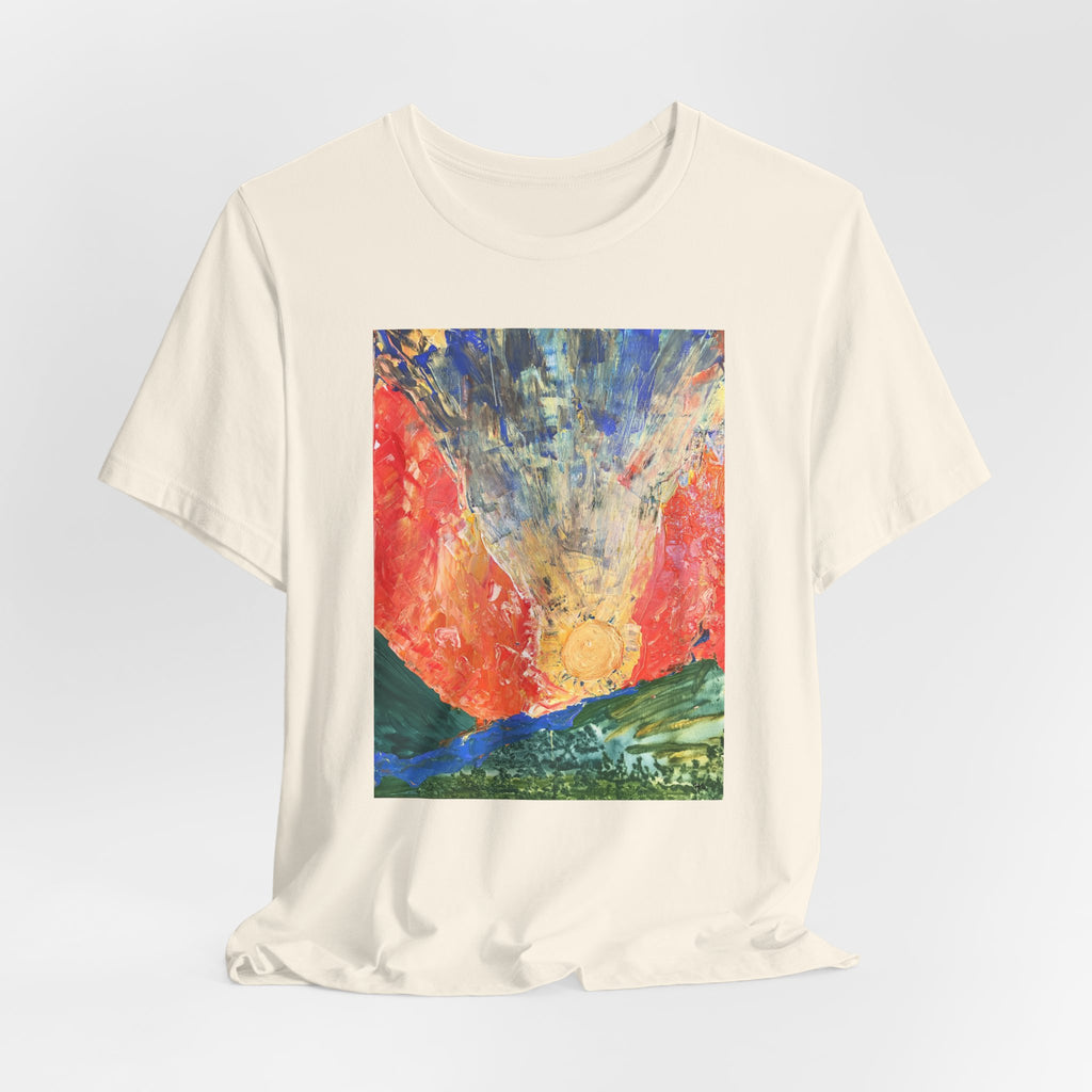 Abstract Sunrise Landscape T-Shirt
