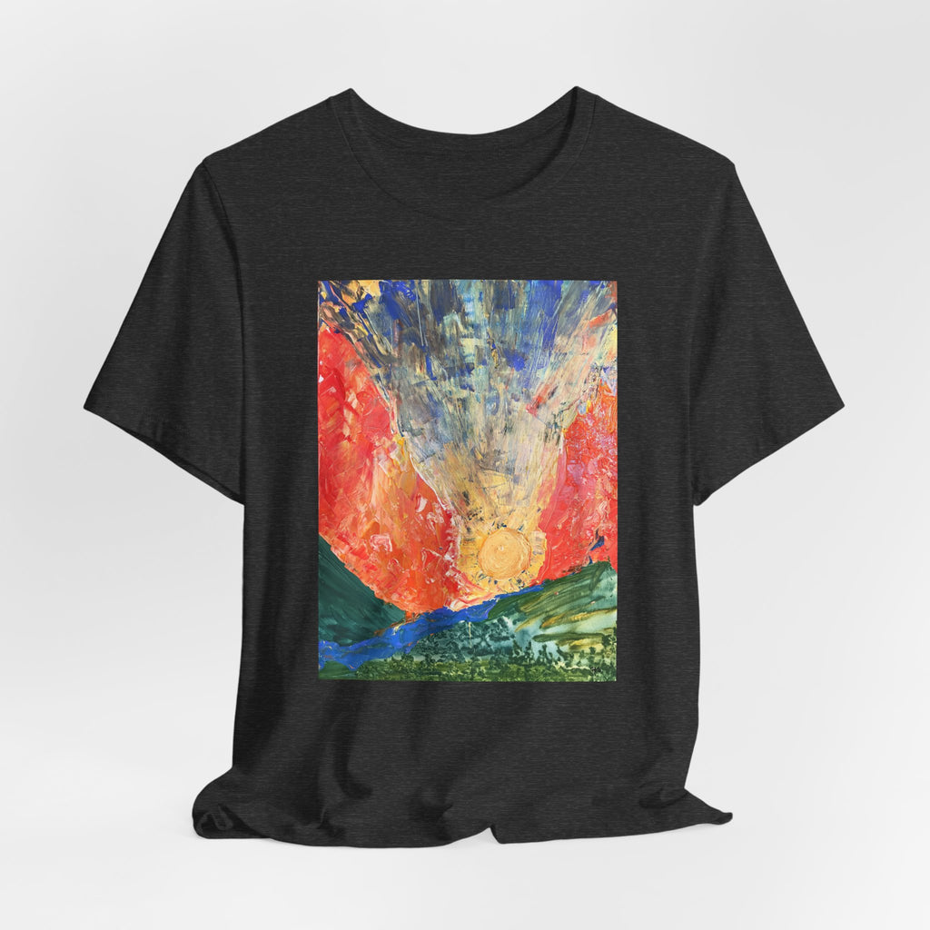 Abstract Sunrise Landscape T-Shirt